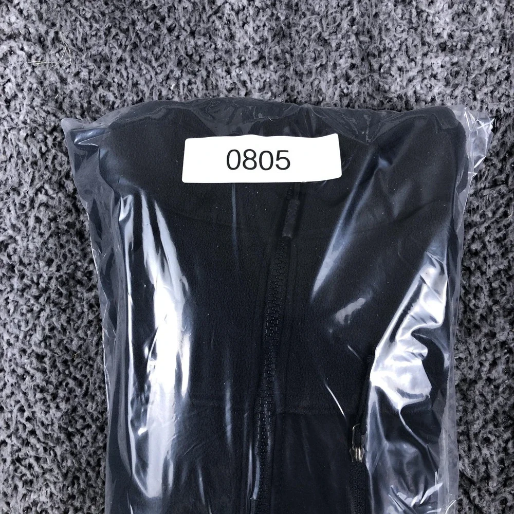 The North Face Jacket Mens‎ Medium Black Fleece Full Zip Pockets Outdoor